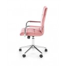 Кресло компьютерное HALMAR GONZO 4 розовый/хром